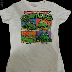 TMNT print t-shirt fitted size Lg